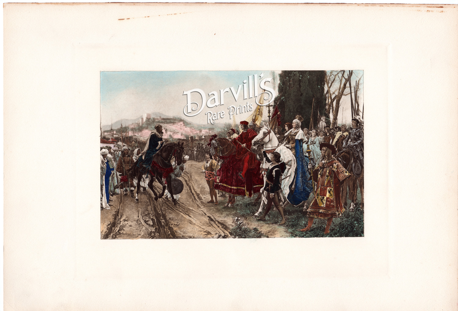 Antique prints of famous paintings from the 1889 Paris Exhibition 